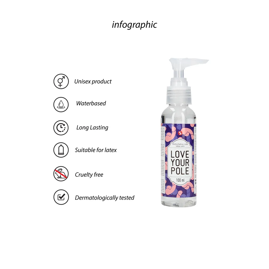 Love Your Pole - Masturbatie Glijmiddel - 3 fl oz / 100 ml