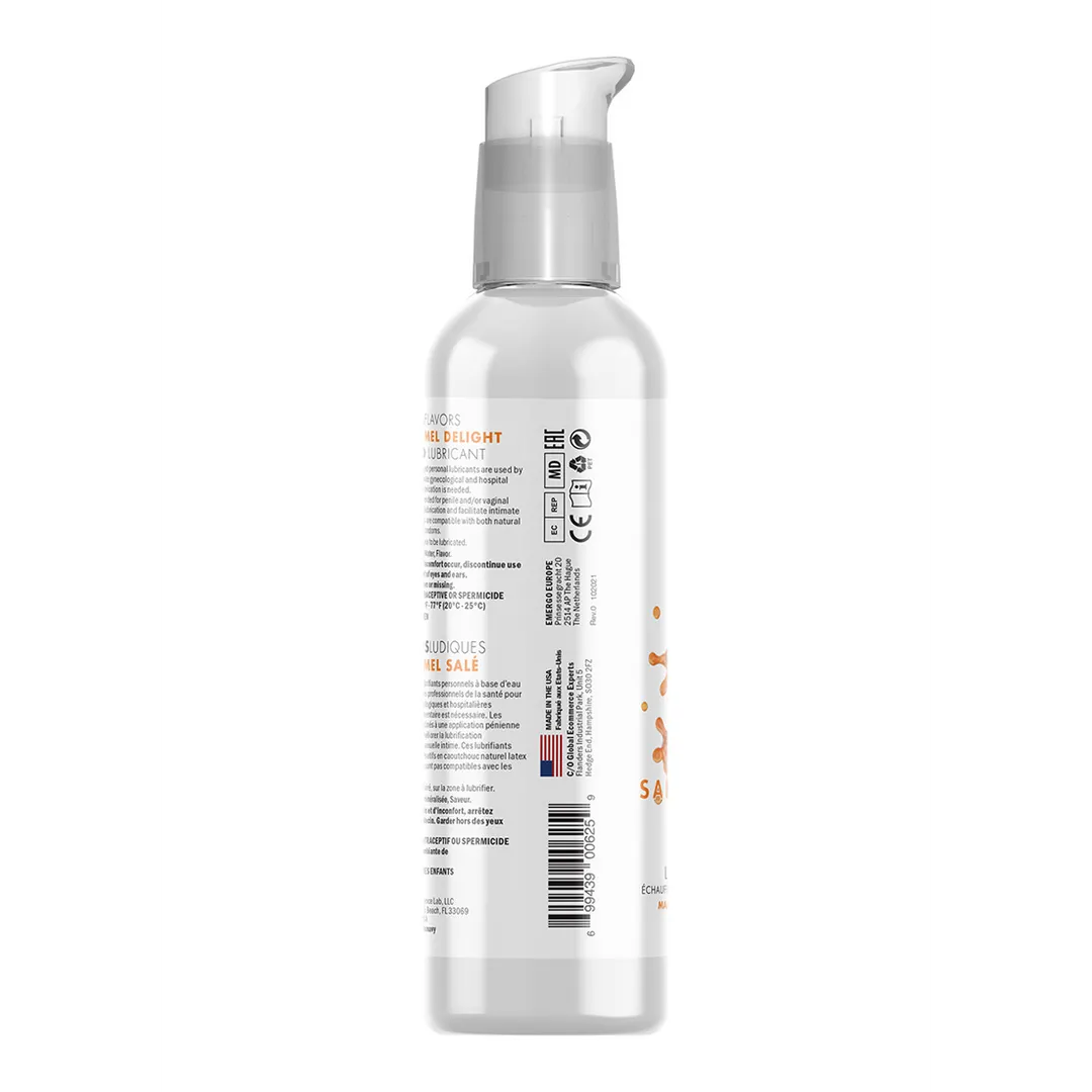 4 In 1 Smeermiddel met Zoute Caramel Verrukkingen Smaak - 4 fl oz / 118 ml