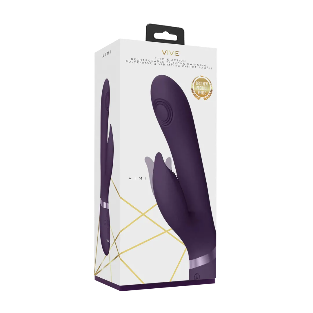 Aimi - Pulse Wave  Vibrerende G-Spot Rabbit - Paars