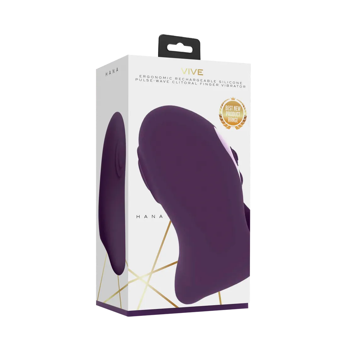 Hana - Pulse Wave Finger Vibrator - Paars