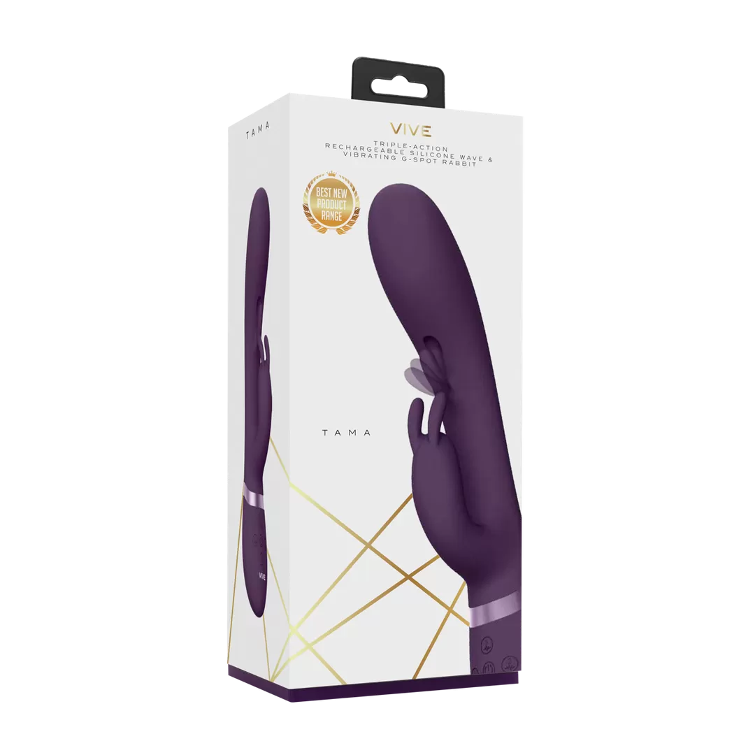 Tama - Wave  Vibrating G-Spot Rabbit - Paars