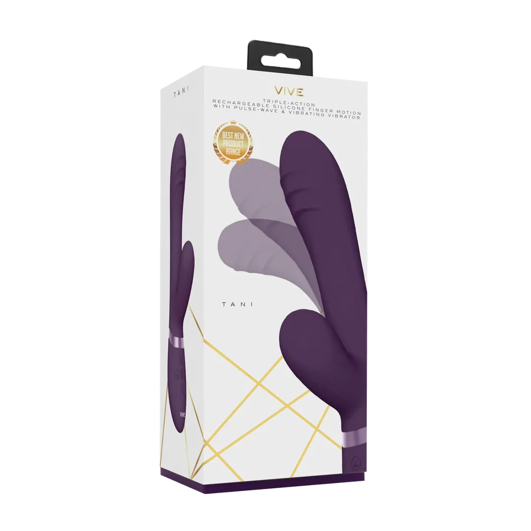 Tani - Finger Motion met Pulse-Wave Vibrator - Paars