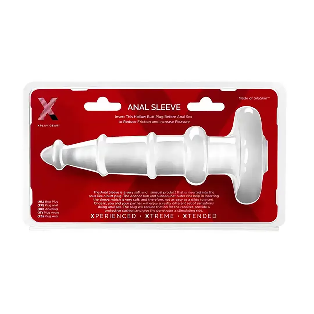 Anal Sleeve Plug - Penis Sleeve en Butt Plug - 7 / 18 cm