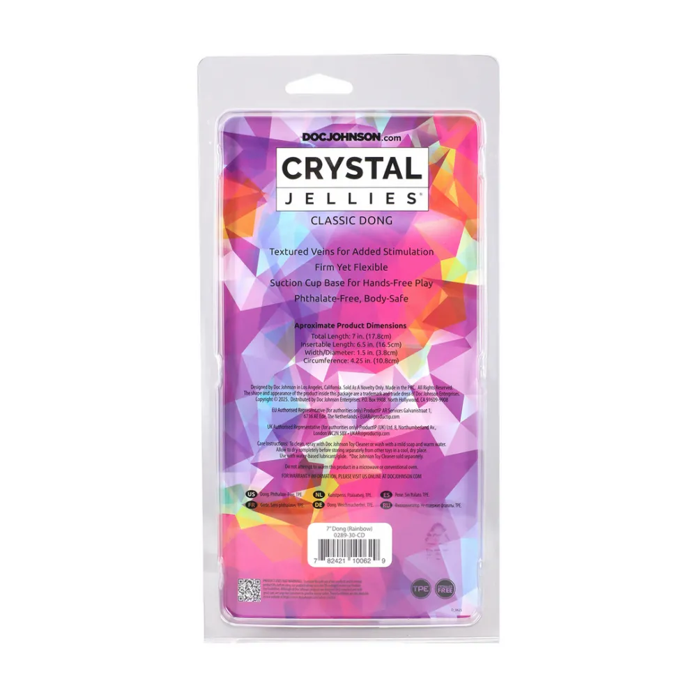 Classic Dong - 7 / 17,8 cm - Regenboog