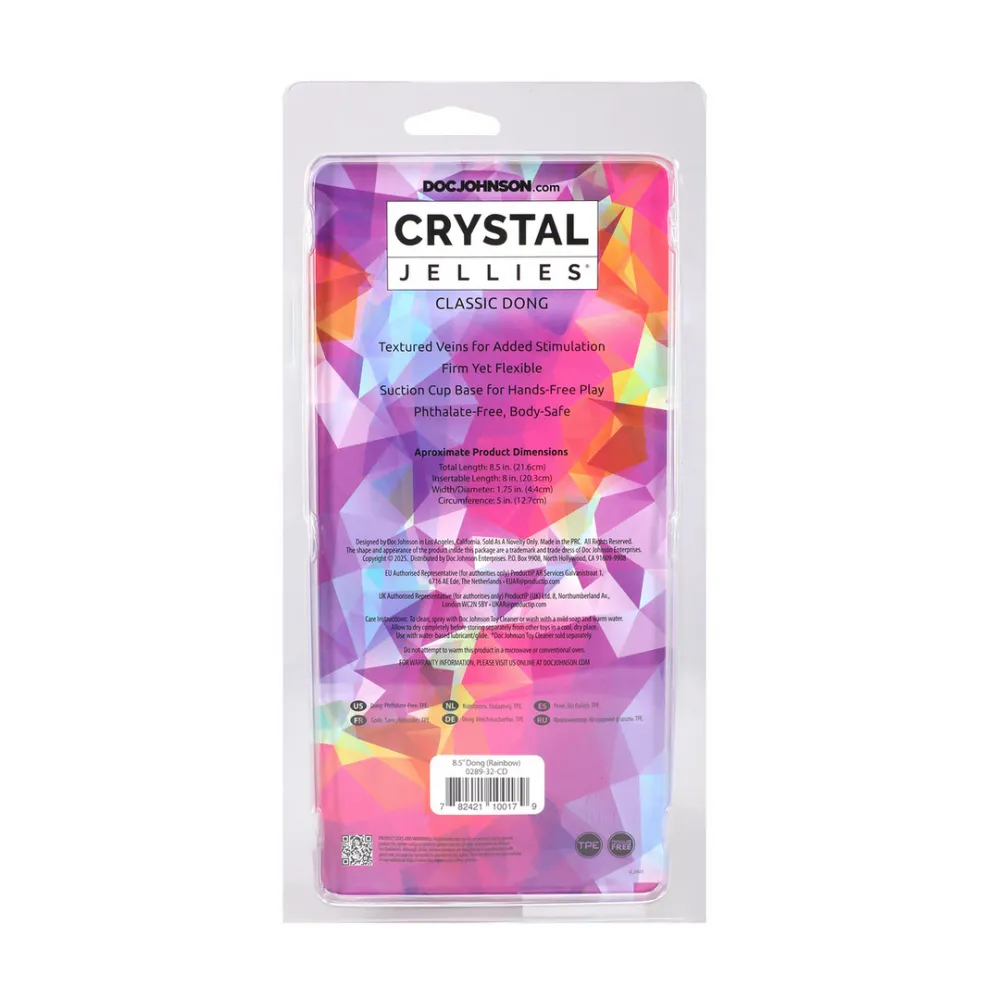 Classic Dong - 8,5 / 21,6 cm - Regenboog