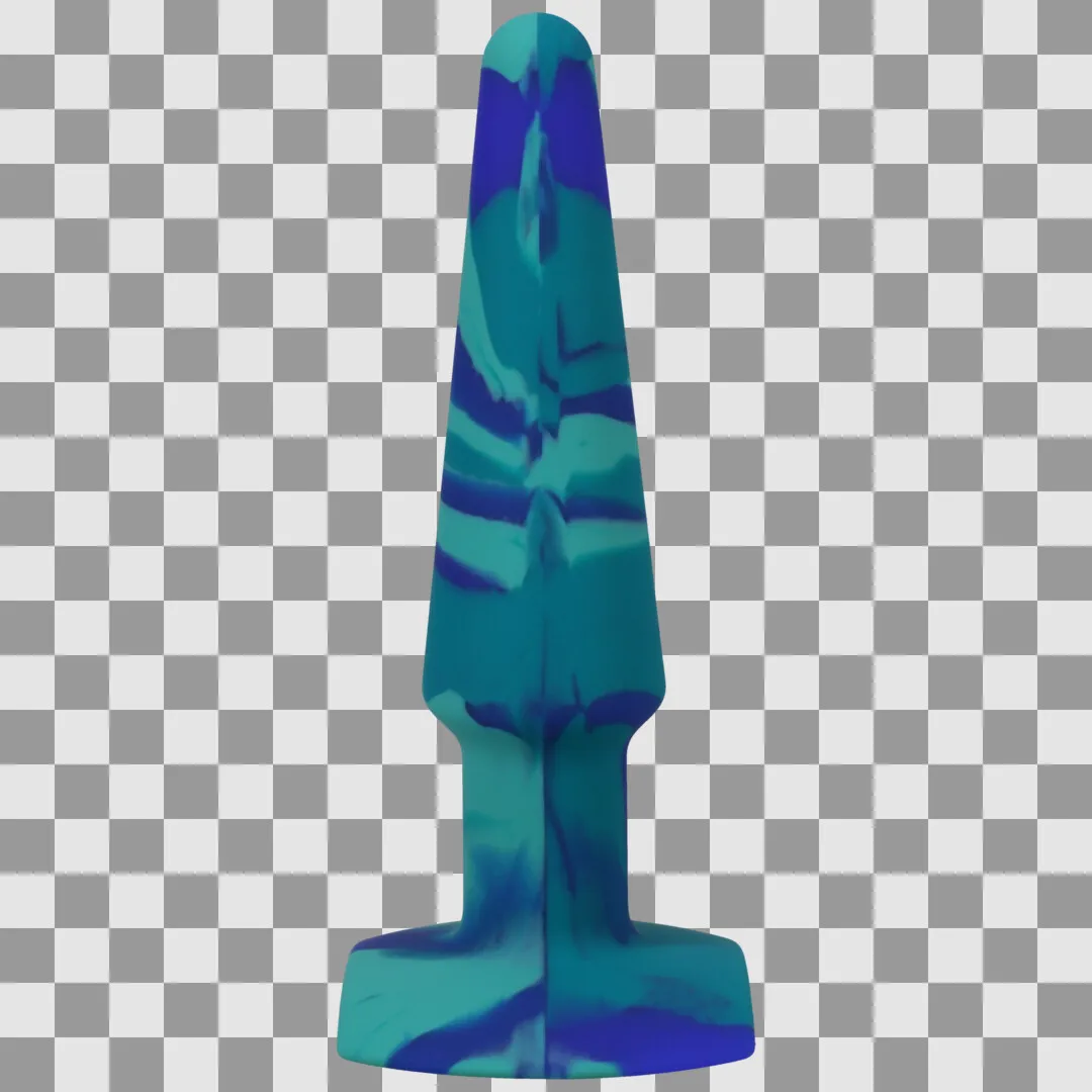 Groovy - Silicone Anale Plug - 5 / 12 cm - Ocean