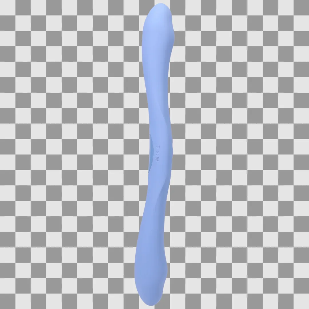 Duet - Double Ended Vibrator met Draadloze Afstandsbediening - Periwinkle