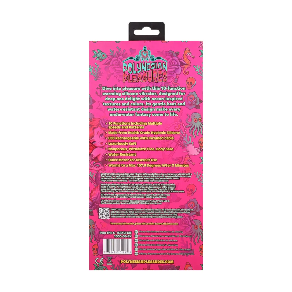 Into The C - Kakui Me - Warming Beaded Rabbit Vibrator - Kelp Green