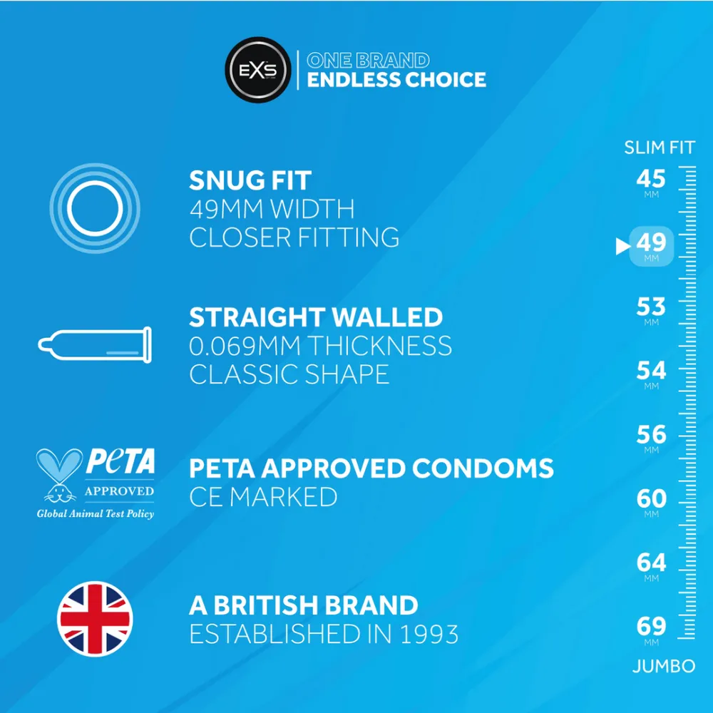 EXS Snug Fit - Condoms - 100 Stuks