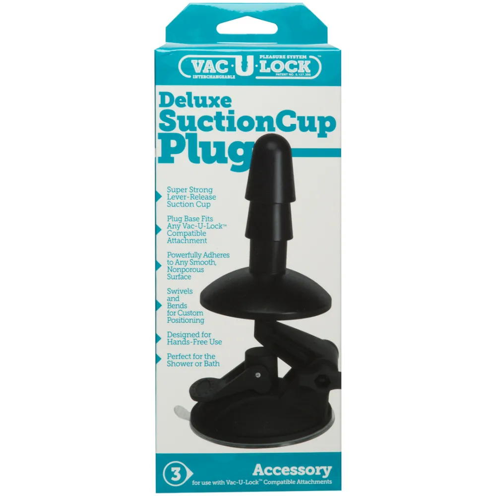 Deluxe Suction Cup Plug Accessory - 2 Stuk
