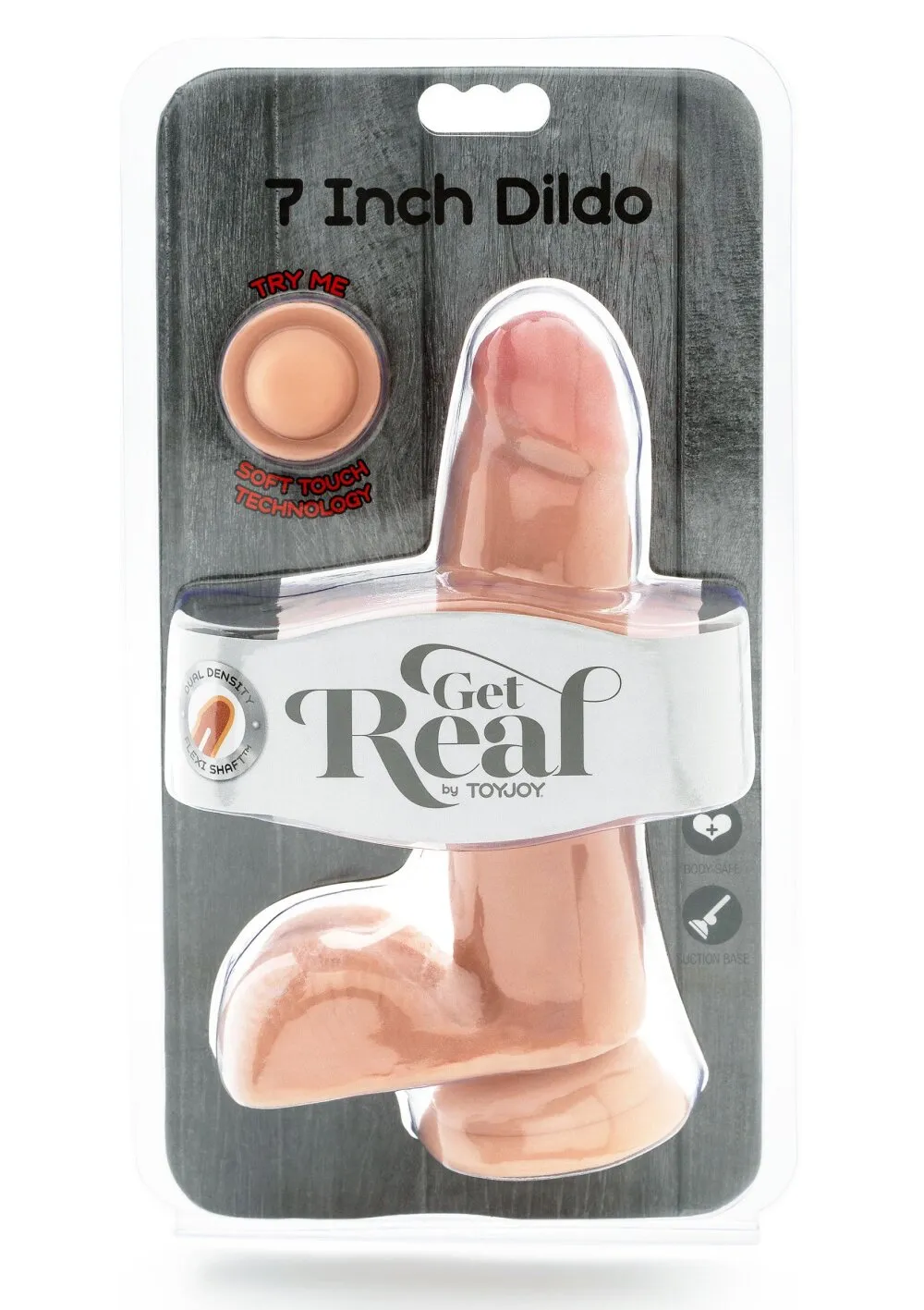 Dual Density Dildo TPE 18 cm