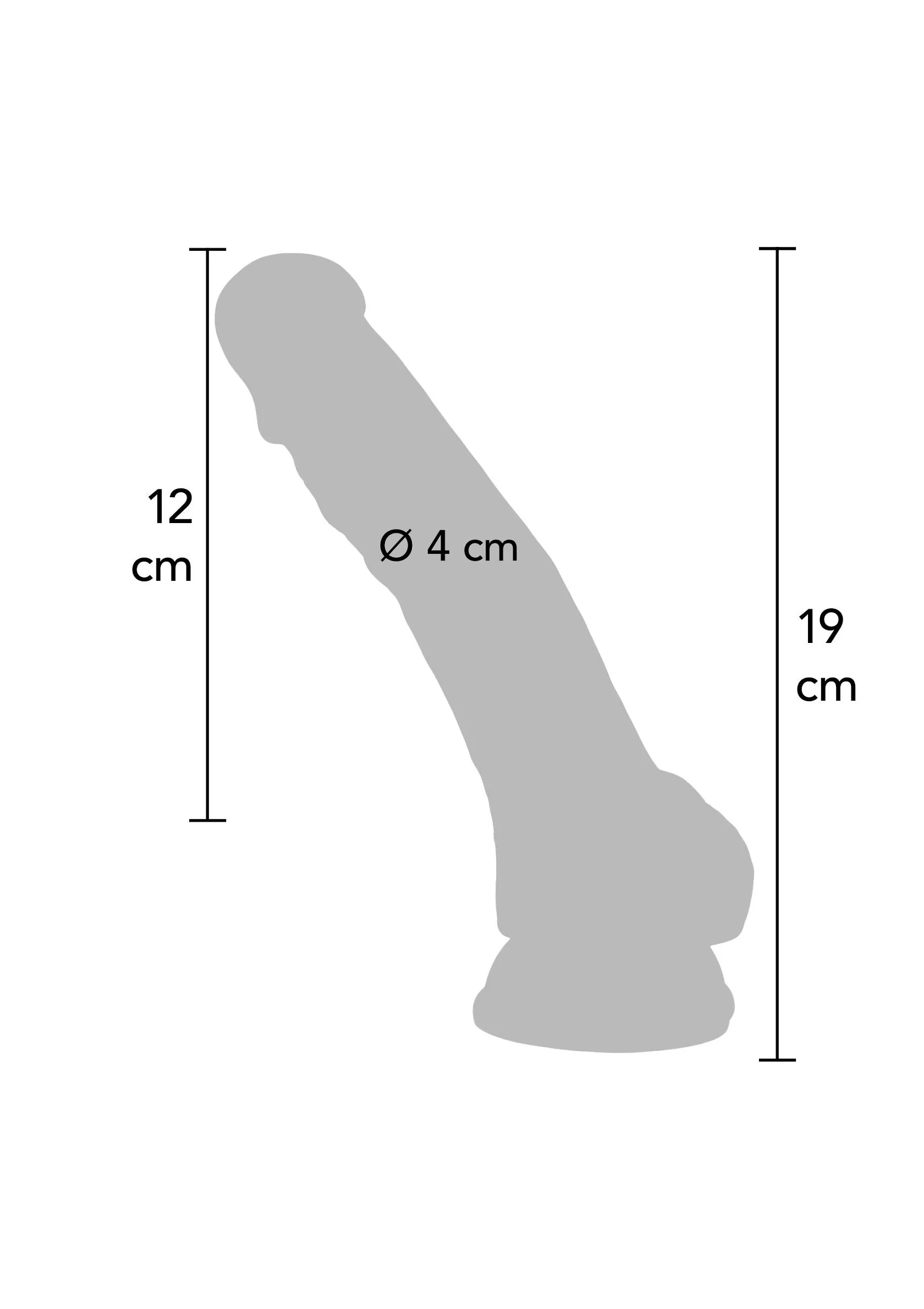 Happy Dicks Dildo PVC 19 cm