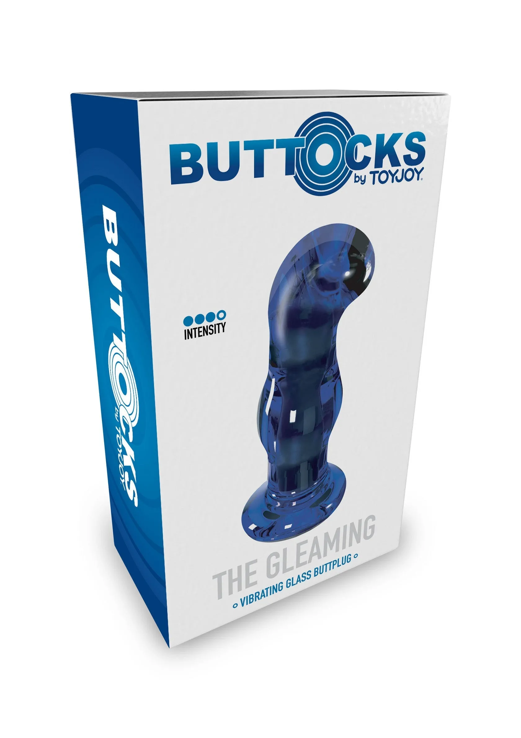 Gleaming Vibrating Glass Plug