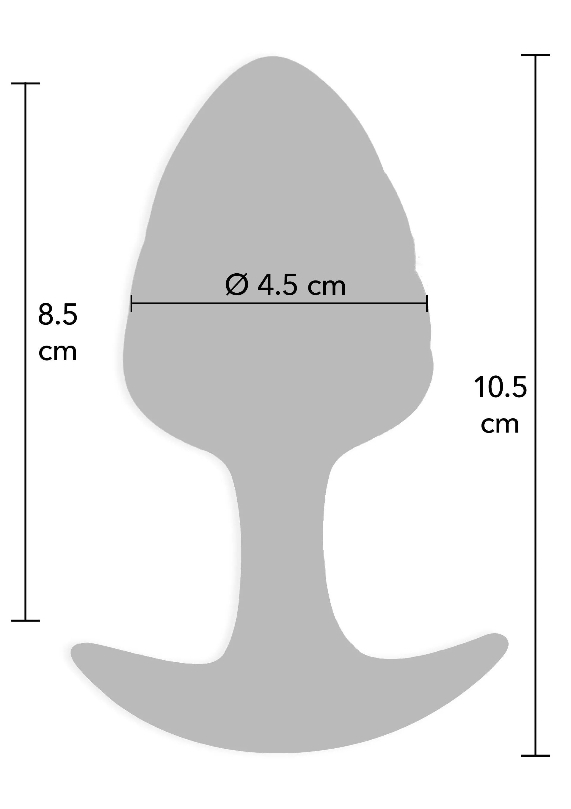 Crystal Butt Plug Large