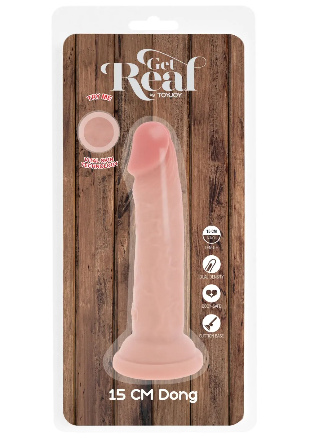 Deluxe Dual Density Dong TPE 15 cm