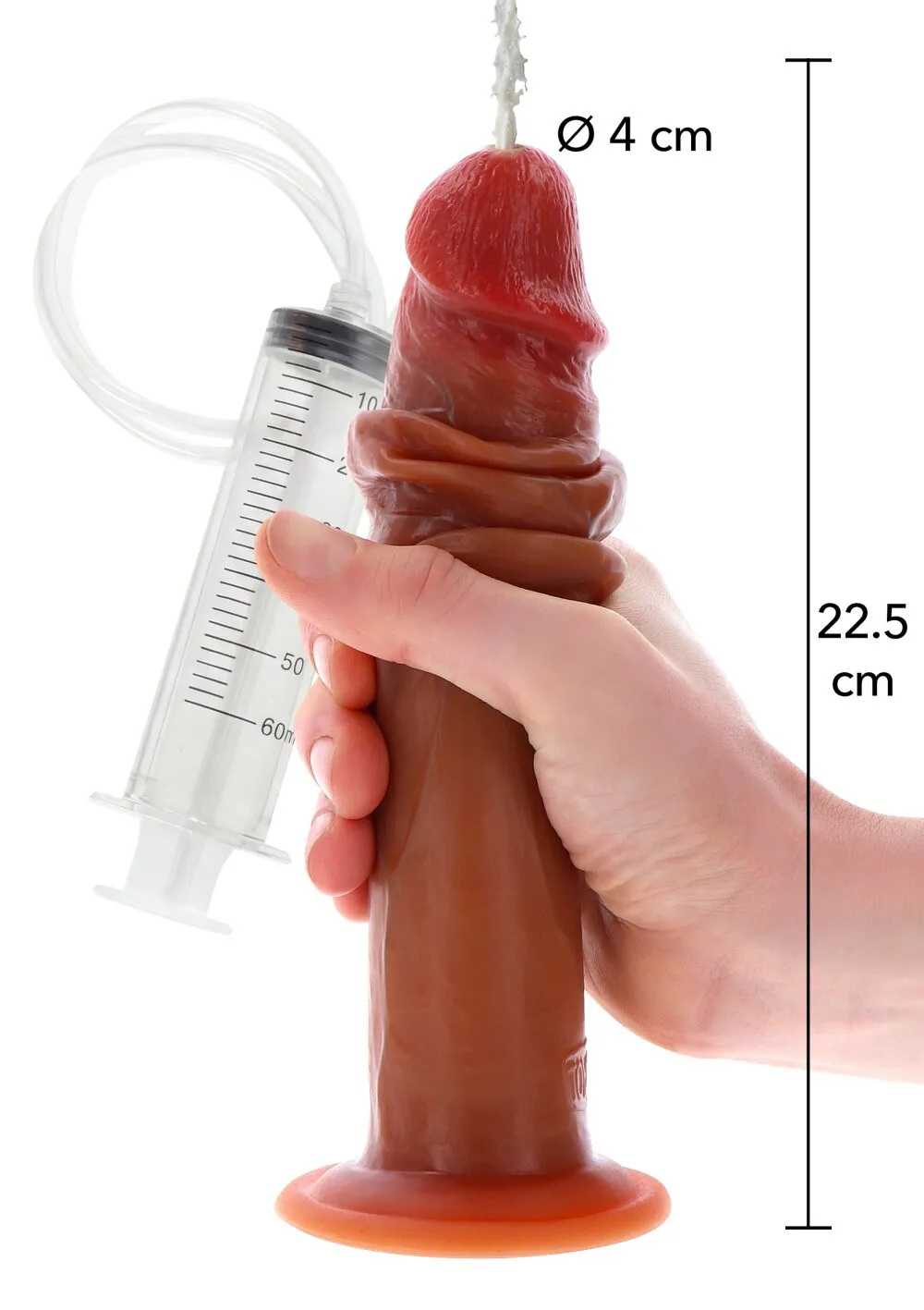 Foreskin Squirting Dong 22.5 cm