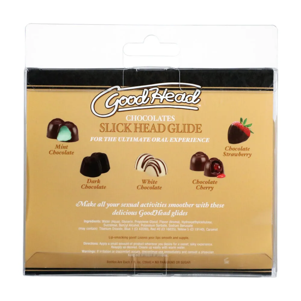 Slick Head Glide - Chocolates - 5 Pack - 1 fl oz / 29 ml