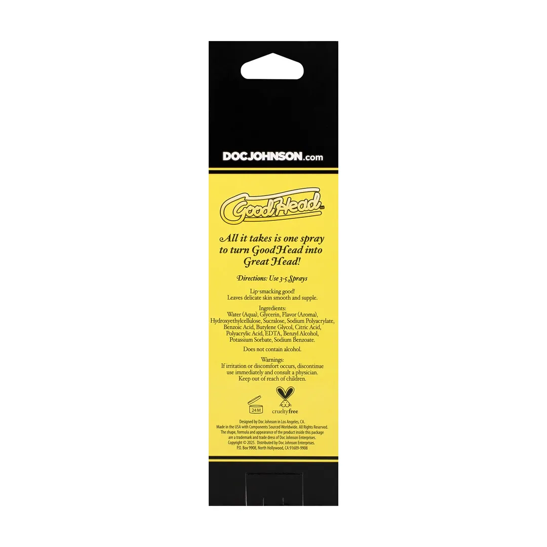 Juicy Head - Cocktails - Dry Mouth Spray - Lemon Drop - 2 fl oz / 59 ml