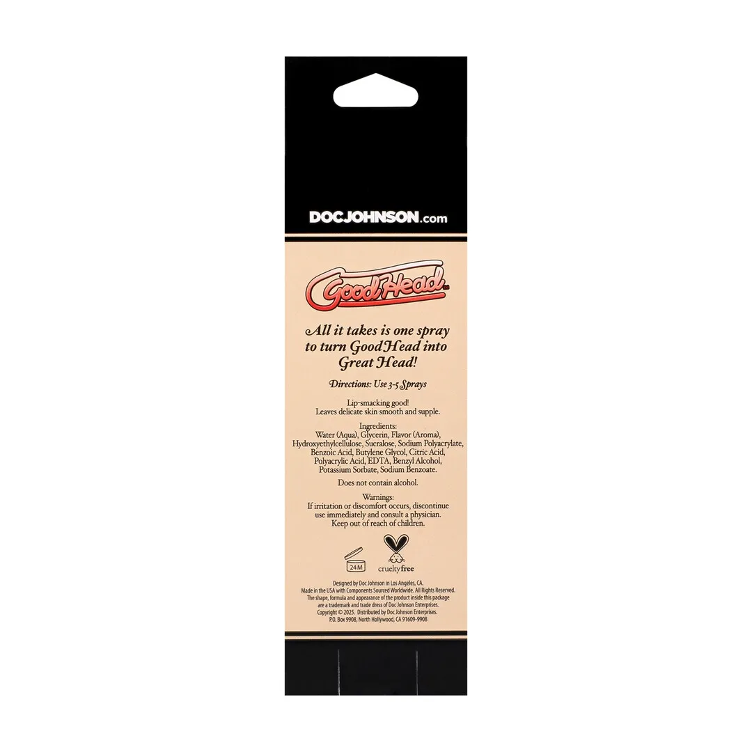 Juicy Head - Cocktails - Dry Mouth Spray - Strawberries and Champagne - 2 fl oz / 59 ml