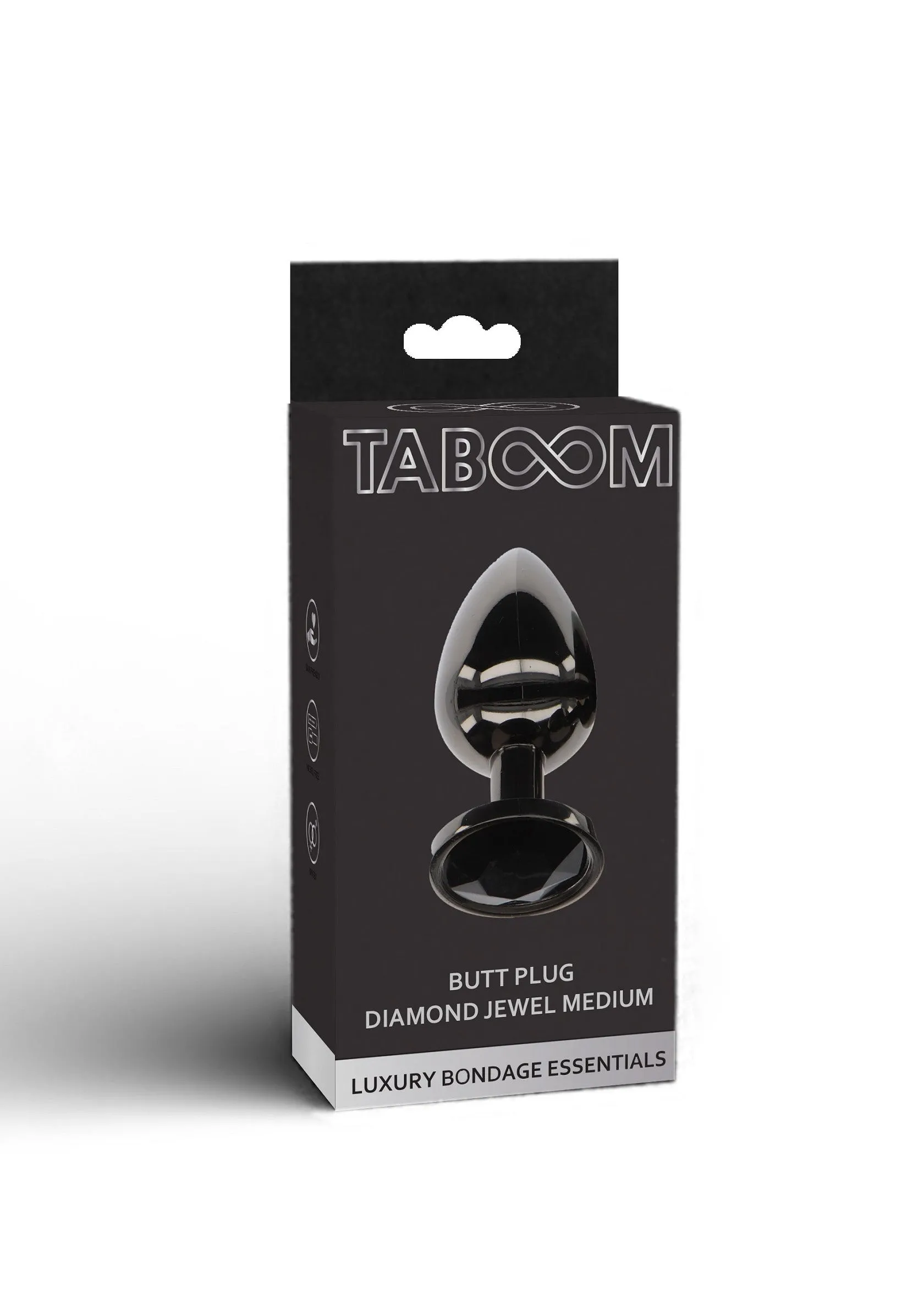 Butt Plug With Diamond Jewel M