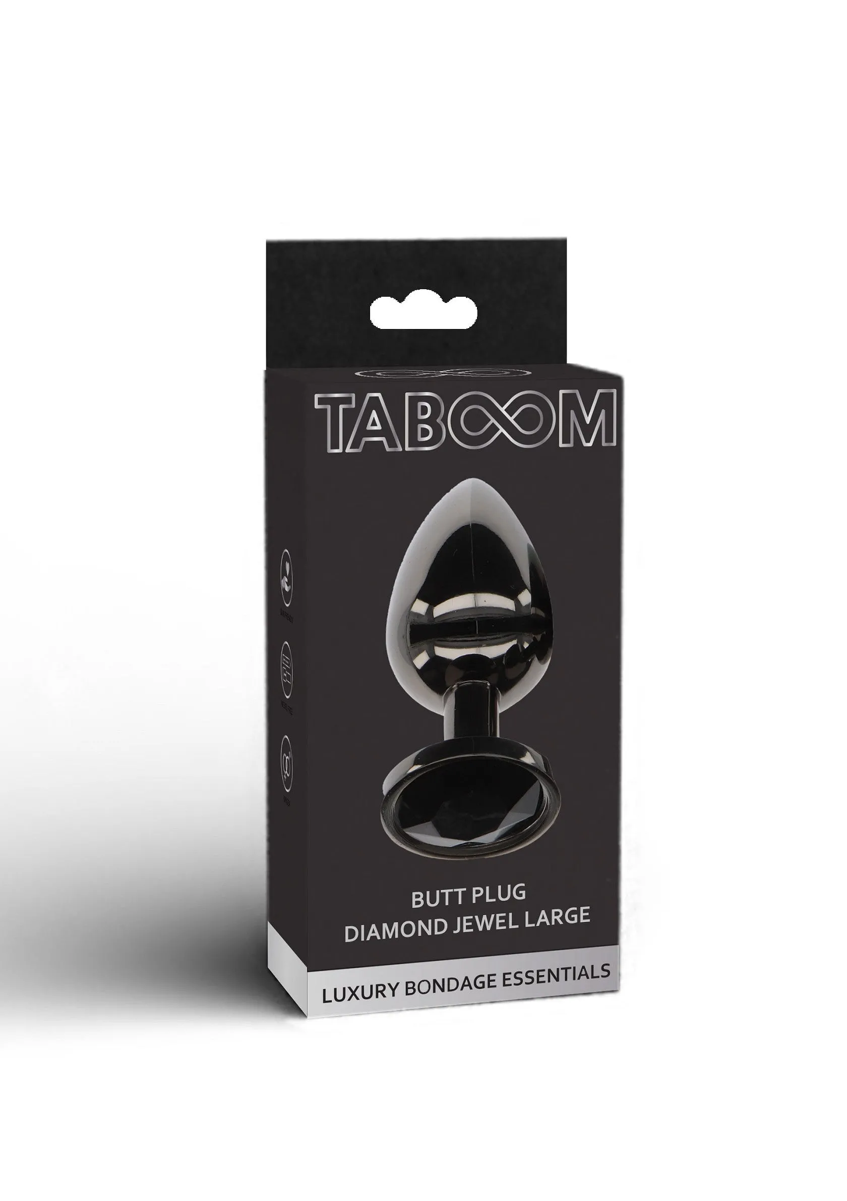 Butt Plug With Diamond Jewel L