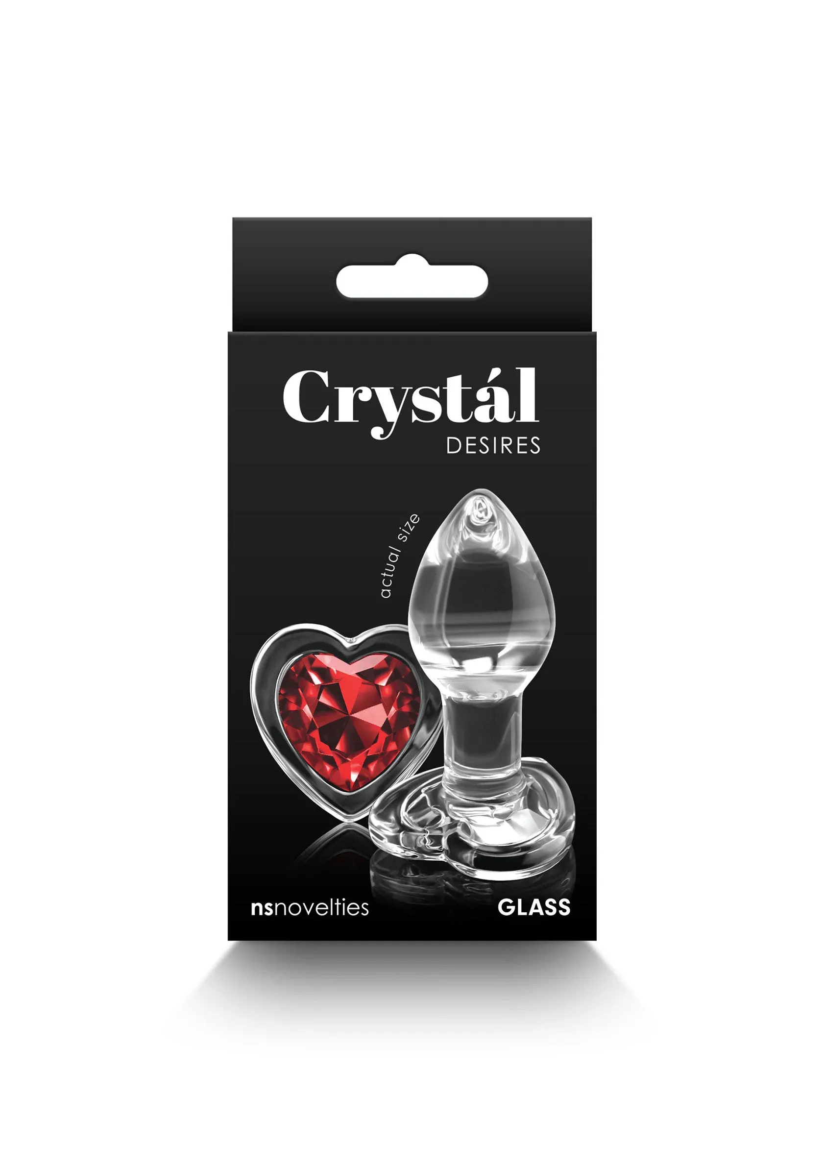 Crystal Desires Red Heart Small
