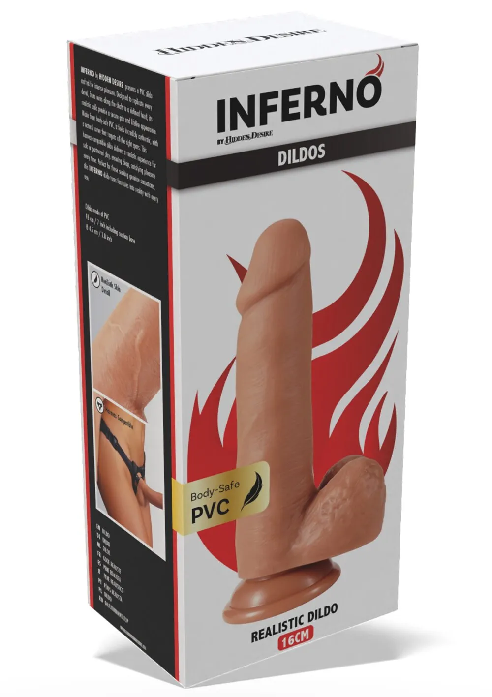 Realistic Dildo PVC 16 cm