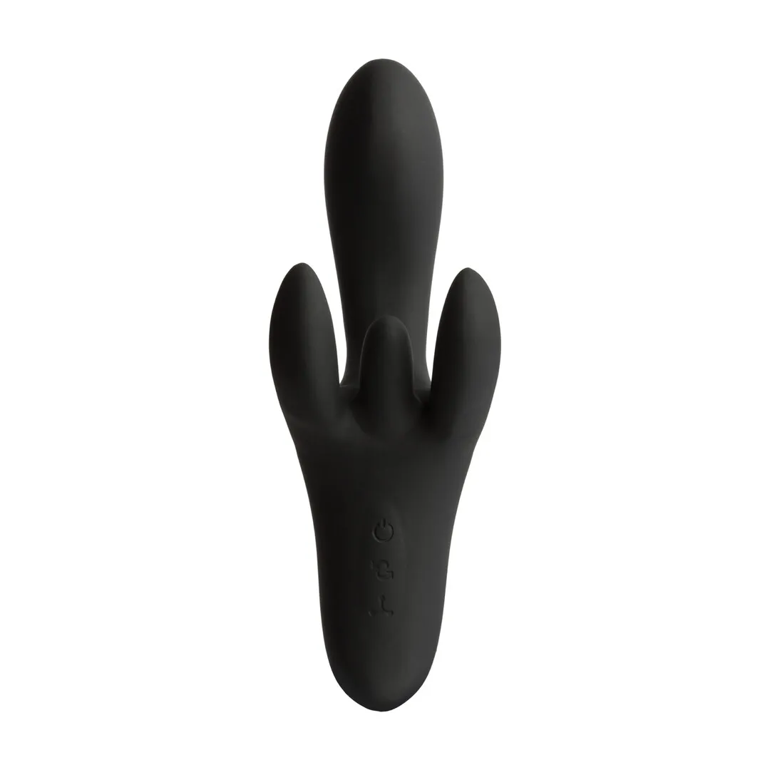 Pulse - Ultimate 4 Motor Silicone Vibrator - Zwart