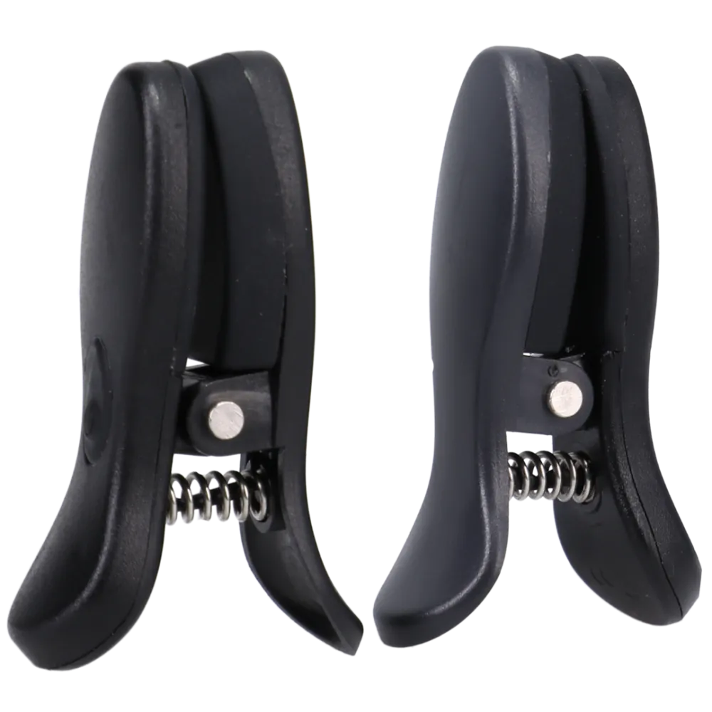 Vibro Grippers - Vibrerende Tepelklemmen met Koffer - Zwart