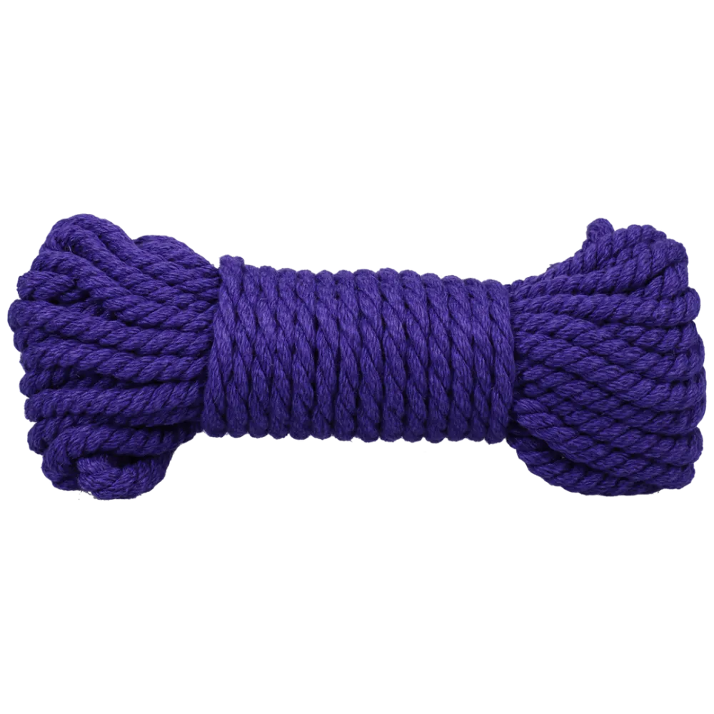 Bind and Tie - 6 mm Hennep Bondage Touw - 30 ft - Violet