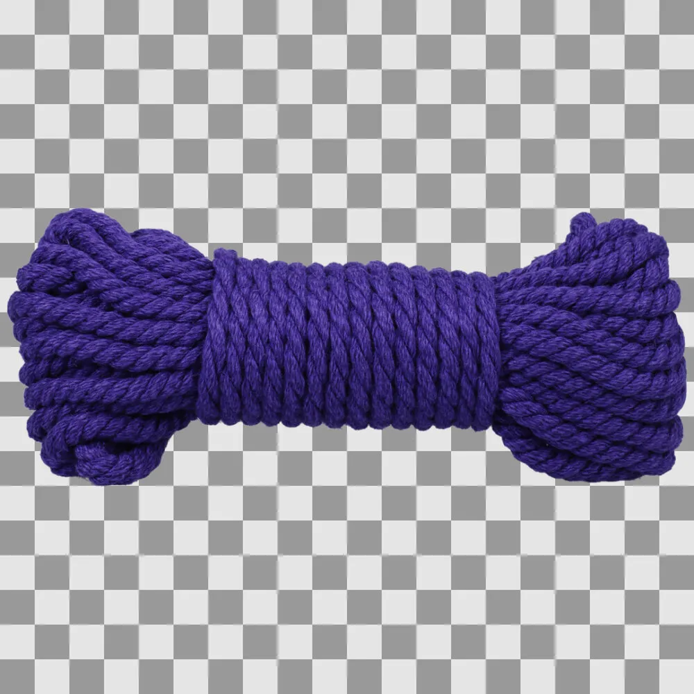 Bind and Tie - 6 mm Hennep Bondage Touw - 30 ft - Violet