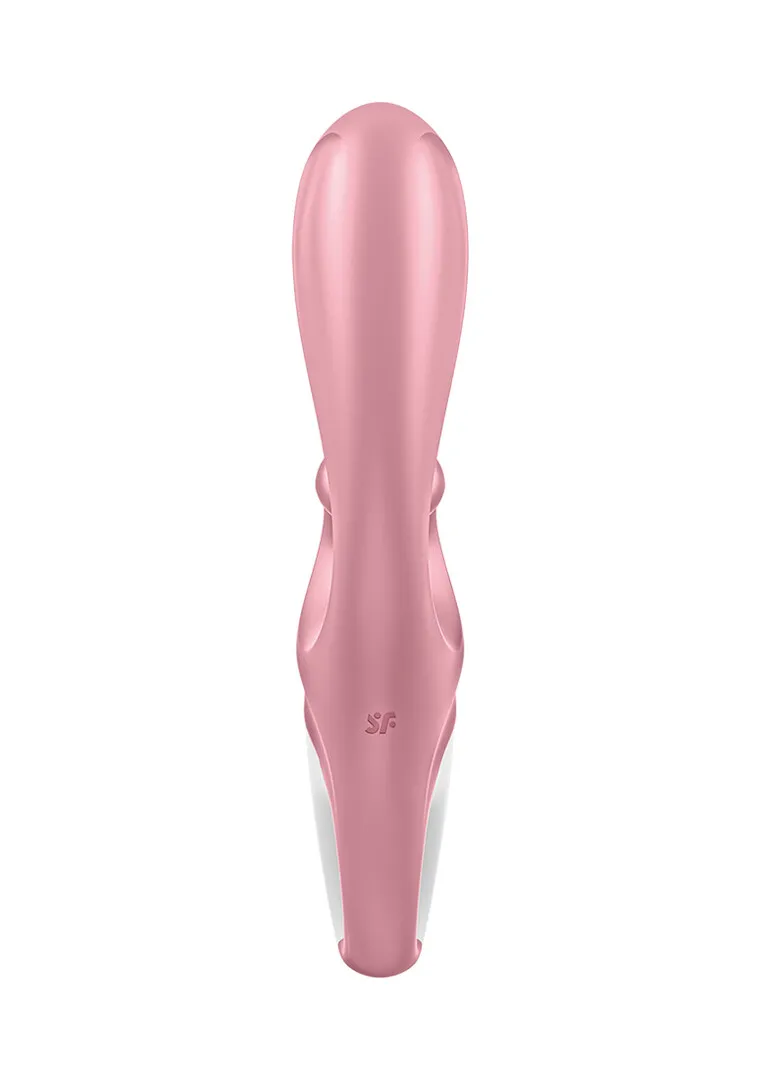 Hug Me - Rabbit Vibrator met Tongue Tip voor Clitoris Stimulatie - Roze
