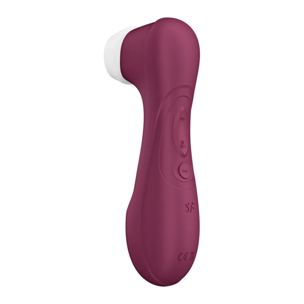 Pro 2 Generatie 3 - Double Air Pulse Vibrator - Liquid Air en Connect App - Wijnrood