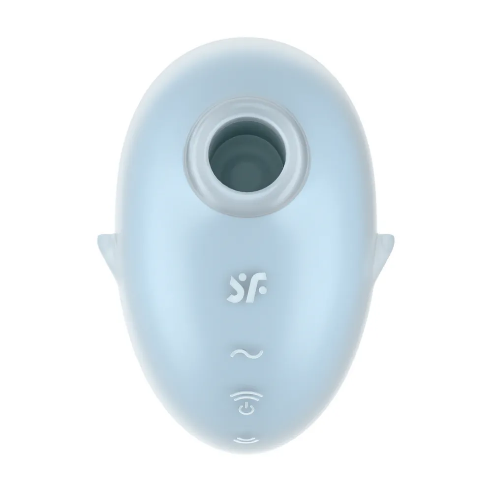 Cutie Ghost - Air Pulse Vibrator - Blauw