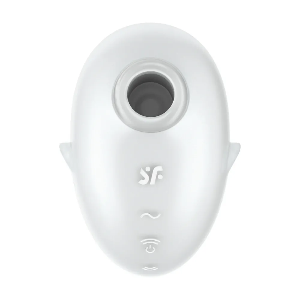 Cutie Ghost - Air Pulse Vibrator - Wit