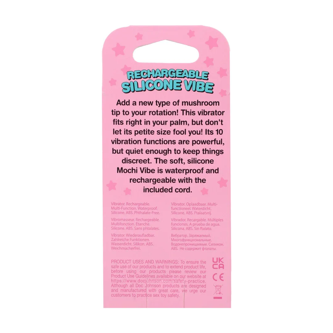 Paddenstoel Vibe - Oplaadbare Siliconen Vibrator - Roze