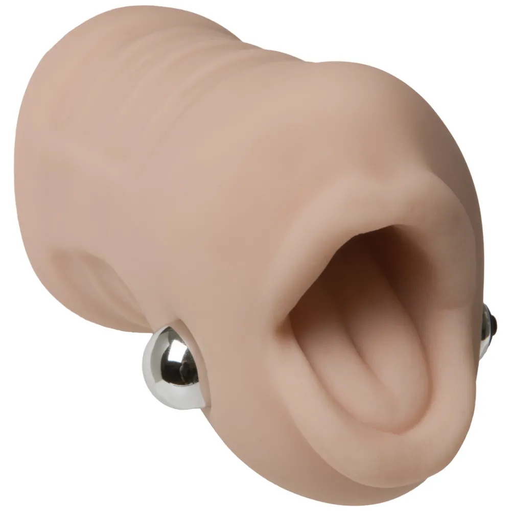 Vibrerende Deep Throat Sucker - Mond Masturbator