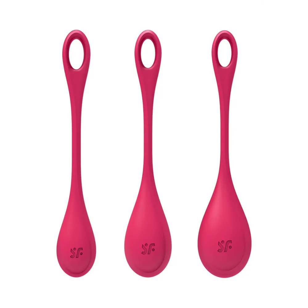 Yoni Power 1 - Kegel Ball Set - Rood