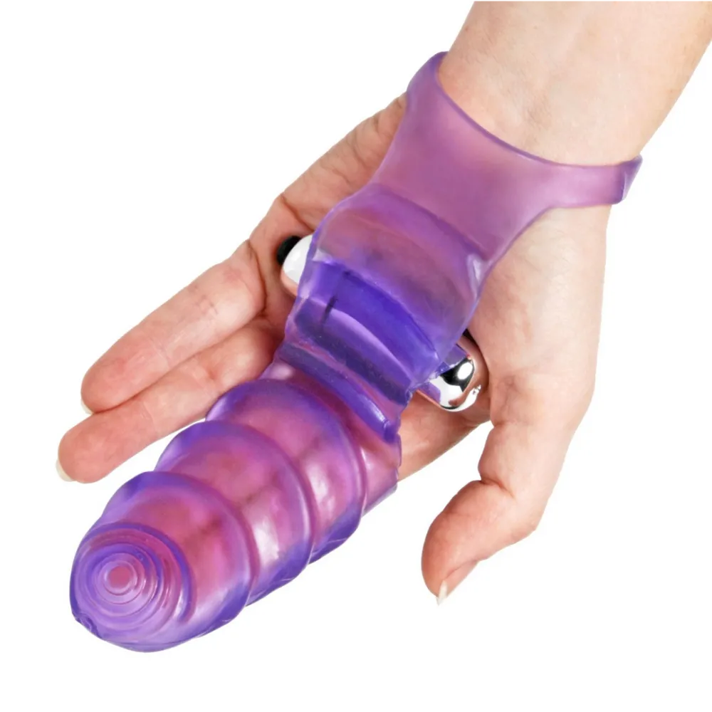 Dubbele Vinger Banger - Vibrerende G-Spot Handschoen