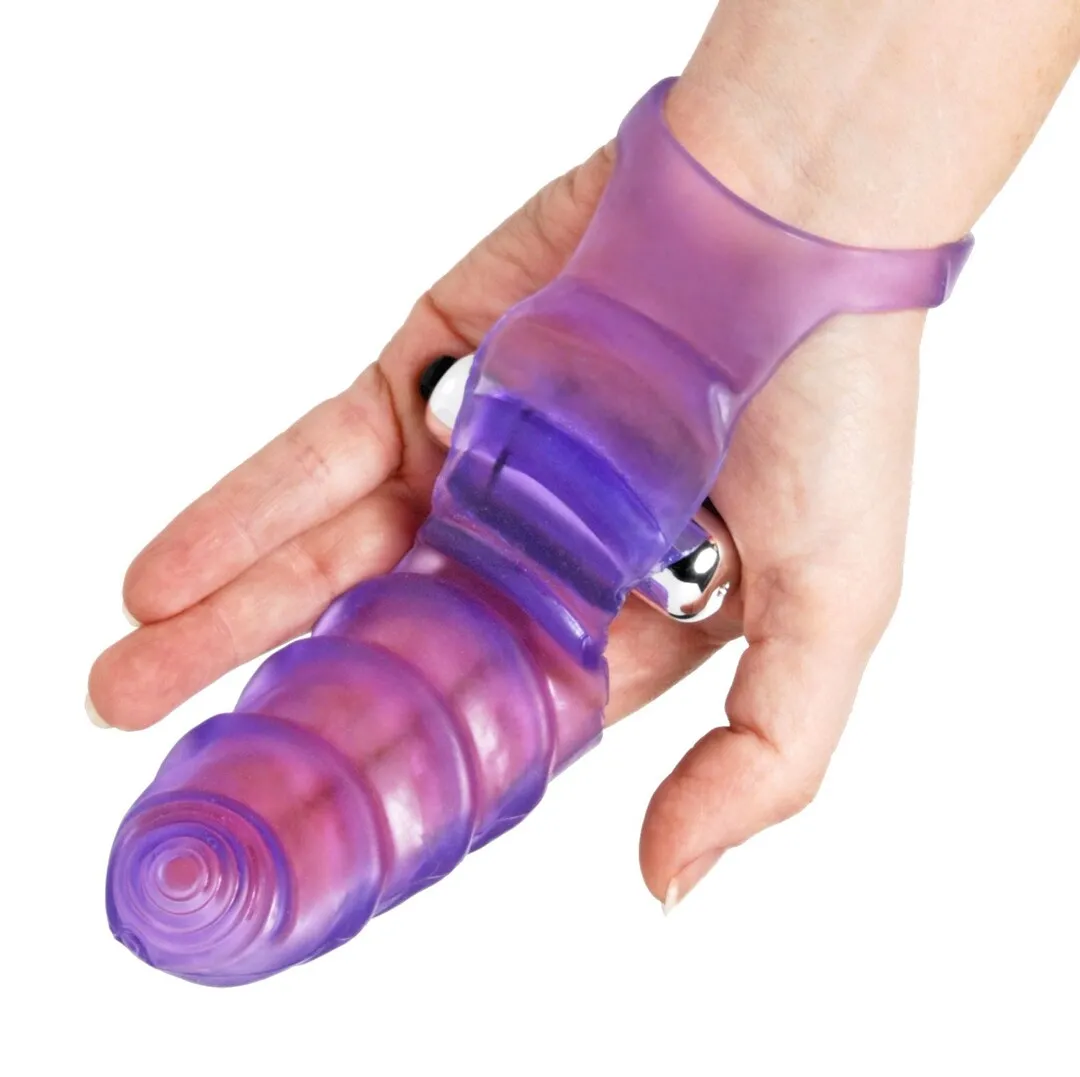 Dubbele Vinger Banger - Vibrerende G-Spot Handschoen
