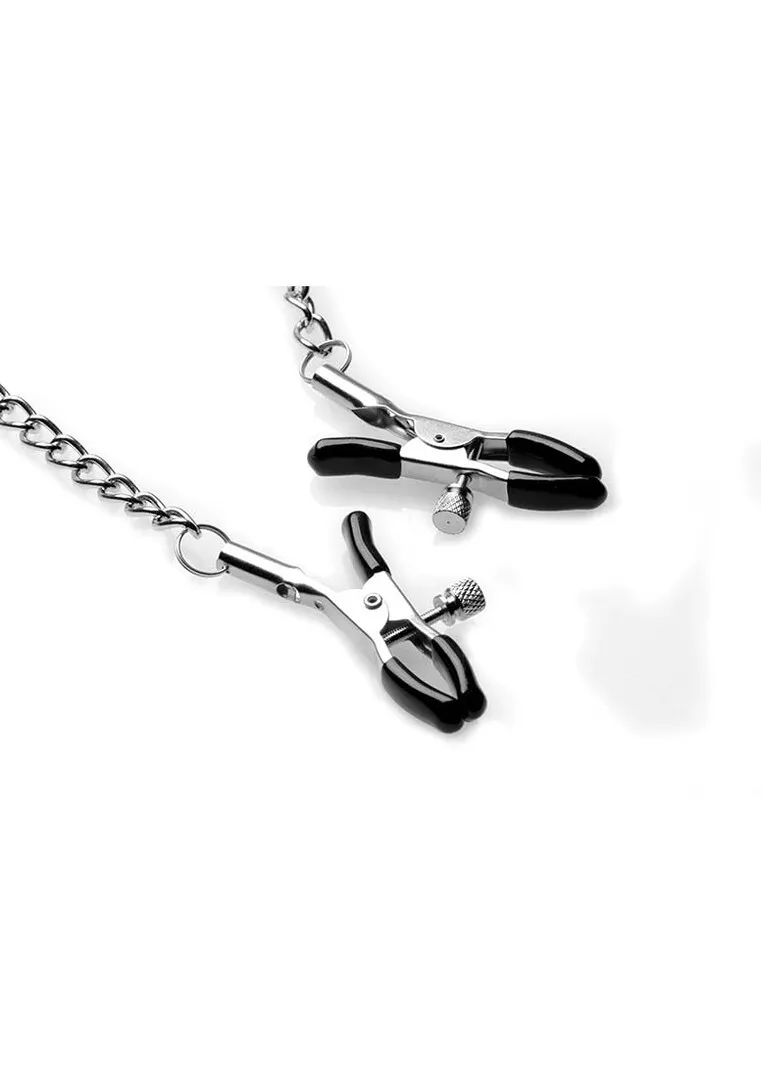 Silicone Ball Gag met Nipple Clamps