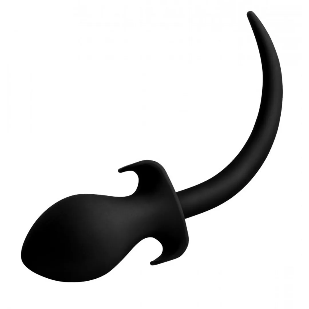 Woof XL - Siliconen Puppy Tail Butt Plug