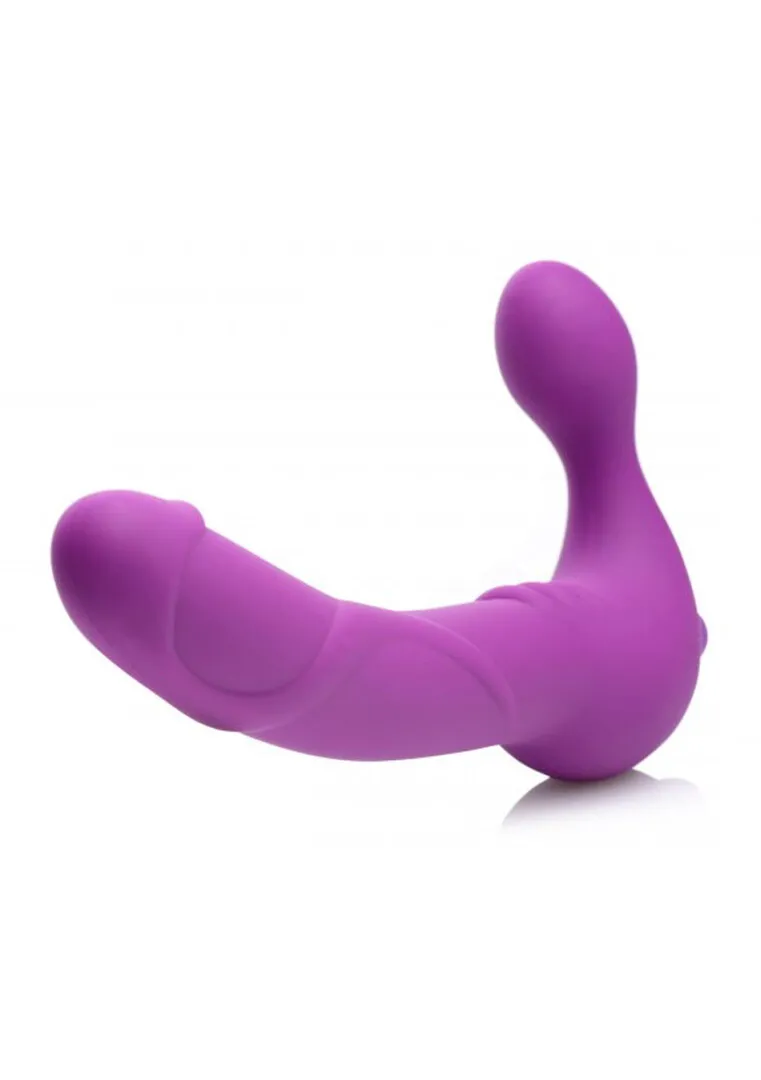 Royal Rider - Vibrerende Siliconen Strapless Strap-On