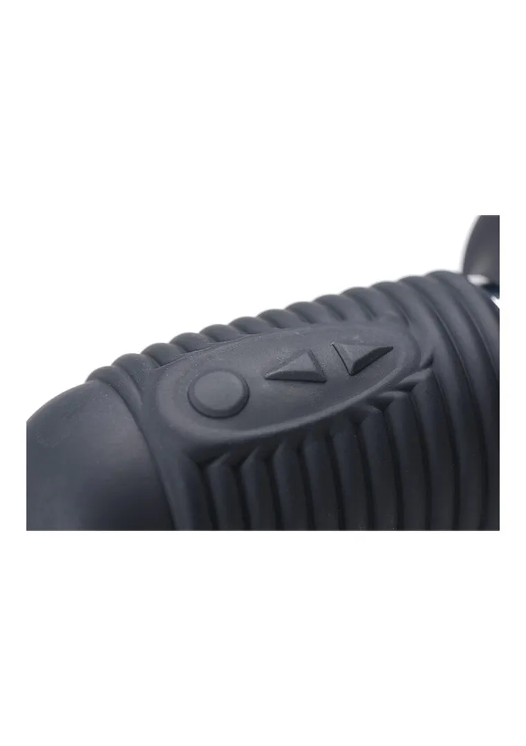 Power Pounder - Vibrerende en Duwende Silicone Dildo