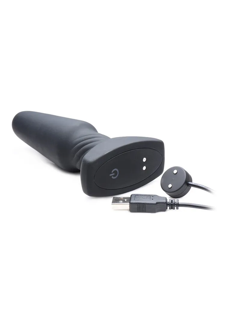 Slim R - Glad Rimming Plug met Afstandsbediening