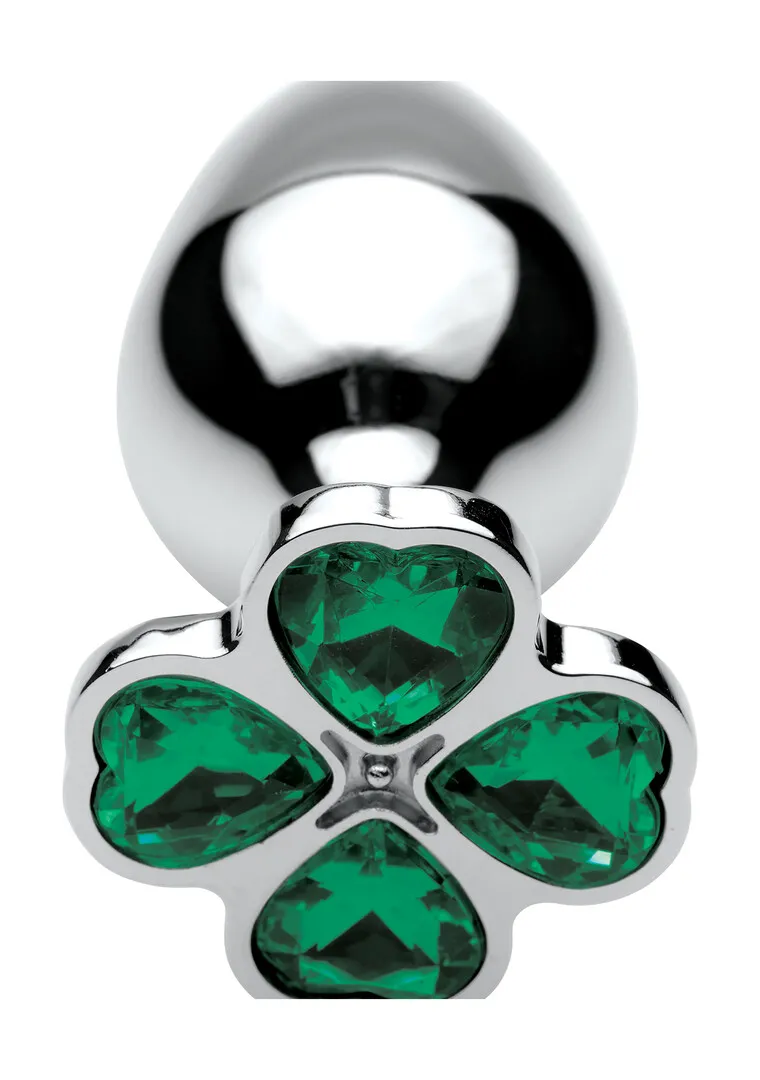 Lucky Clover Gem - Butt Plug - Medium Geluksklaver edelsteen - Butt Plug - Medium