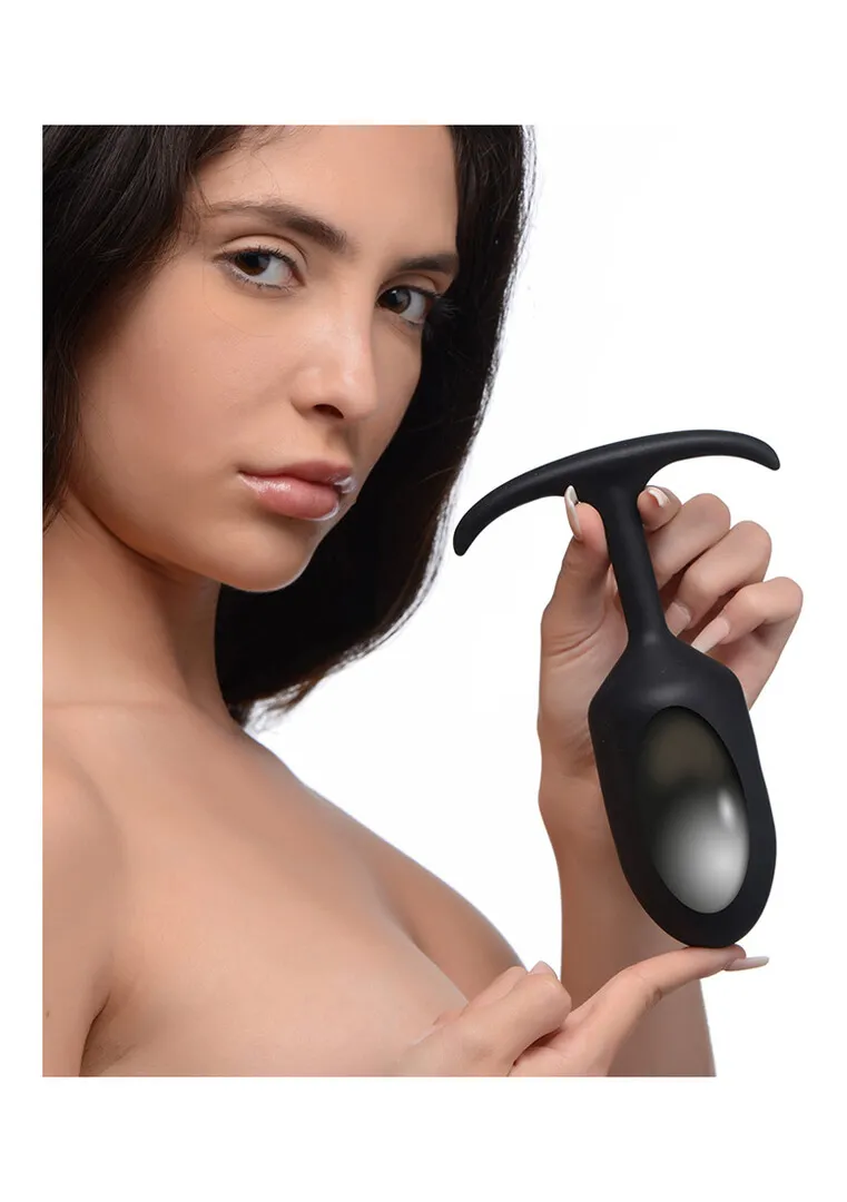 Premium Silicone Weighted Anal Plug - Extra Groot
