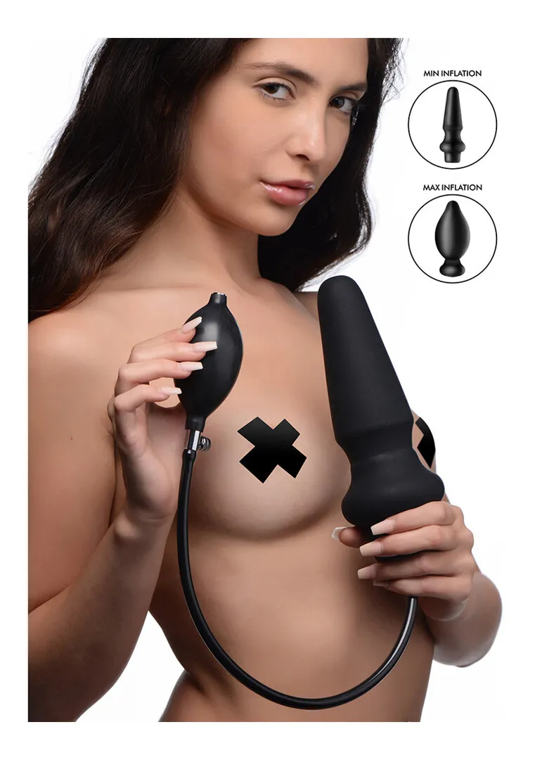 Ass-Pand - Grote Opblaasbare Siliconen Anale Plug
