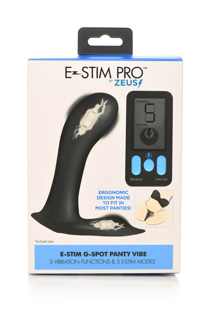 E-Stim Pro - G-Spot Panty Vibe - Zwart