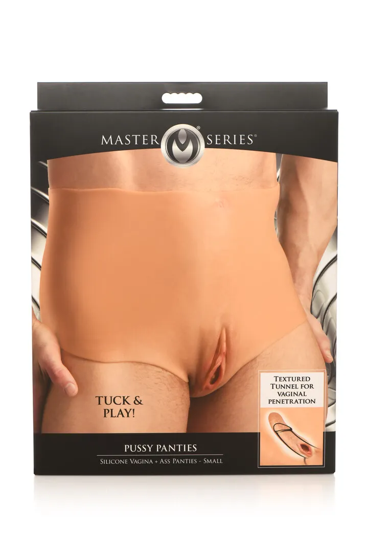 Pussy Panties - Silicone Vagina en Ass Panties - S